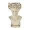 22" Cream Distressed Woman Antique Greek Bust Planter